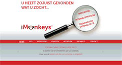 Desktop Screenshot of imonkeys.net